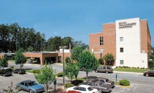 Loris Community Hospital, Loris, South Carolina - picture across the parking lot